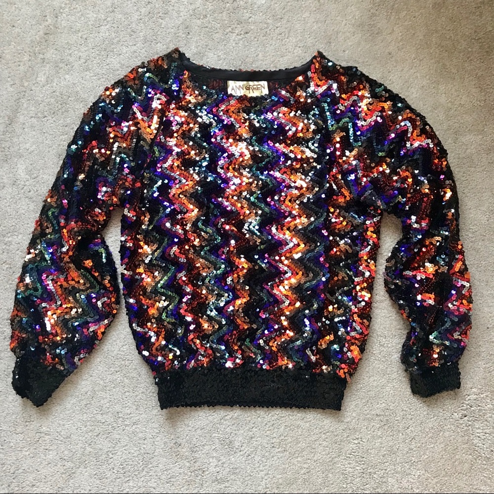 Sequined sweater